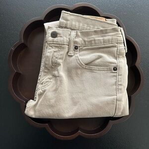Men’s Levi's 511 Slim Beige Jeans Size 29